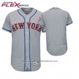 Camiseta Beisbol Hombre New York New York Mets Gris 2018 Dia de la Madre Flex Base