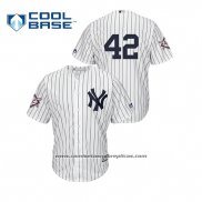 Camiseta Beisbol Hombre New York Yankees 2019 Jackie Robinson Day Cool Base Blanco