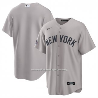 Camiseta Beisbol Hombre New York Yankees 2025 All Star Game Segunda Replica Gris