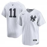 Camiseta Beisbol Hombre New York Yankees Anthony Volpe Primera Limited Blanco1