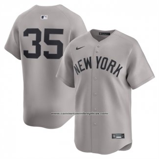 Camiseta Beisbol Hombre New York Yankees Cody Bellinger Segunda Limited Gris1