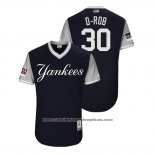 Camiseta Beisbol Hombre New York Yankees David Robertson 2018 LLWS Players Weekend D Rob Azul
