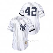Camiseta Beisbol Hombre New York Yankees Mariano Rivera Cooperstown Collection 1999 Primera Blanco