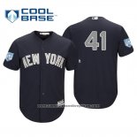 Camiseta Beisbol Hombre New York Yankees Miguel Andujar Cool Base Alterno Entrenamiento de Primavera 2019 Azul
