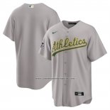 Camiseta Beisbol Hombre Oakland Athletics 2025 All Star Game Segunda Replica Gris