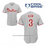 Camiseta Beisbol Hombre Philadelphia Phillies Chuck Klein 3 Gris Cool Base