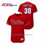 Camiseta Beisbol Hombre Philadelphia Phillies David Robertson Flex Base Rojo