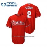 Camiseta Beisbol Hombre Philadelphia Phillies Jean Segura Cool Base Alterno Rojo
