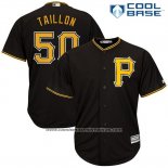 Camiseta Beisbol Hombre Pittsburgh Pirates Jameson Taillon Negro Cool Base