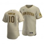 Camiseta Beisbol Hombre San Diego Padres Jurickson Profar Sand Autentico Alterno Marron