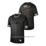 Camiseta Beisbol Hombre San Francisco Giants Buster Posey 2019 Golden Edition Negro