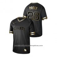Camiseta Beisbol Hombre San Francisco Giants Buster Posey 2019 Golden Edition Negro