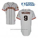 Camiseta Beisbol Hombre San Francisco Giants Matt Williams 9 Gris Cool Base