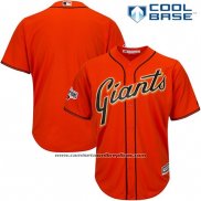 Camiseta Beisbol Hombre San Francisco Giants Naranja Cool Base
