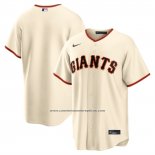 Camiseta Beisbol Hombre San Francisco Giants Primera Replica Crema
