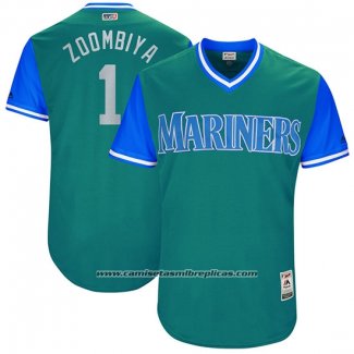 Camiseta Beisbol Hombre Seattle Mariners 2017 Little League World Series Jarrod Dyson Aqua