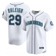Camiseta Beisbol Hombre Seattle Mariners Cal Raleigh Alterno Limited Blanco