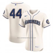 Camiseta Beisbol Hombre Seattle Mariners Julio Rodriguez Alterno 2 Elite Crema