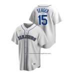 Camiseta Beisbol Hombre Seattle Mariners Kyle Seager Cooperstown Collection Primera Blanco