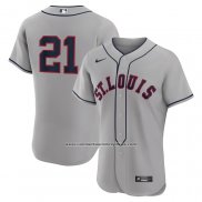 Camiseta Beisbol Hombre St. Louis Cardinals Edmundo Sosa Replica Alterno Crema