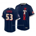 Camiseta Beisbol Hombre Texas Rangers Adolis Garcia 2021 All Star Replica Azul