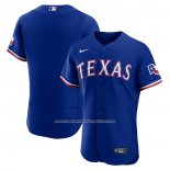 Camiseta Beisbol Hombre Texas Rangers Alterno Autentico Azul