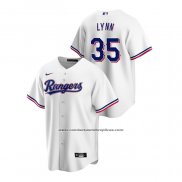 Camiseta Beisbol Hombre Texas Rangers Lance Lynn Replica Primera Blanco