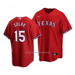 Camiseta Beisbol Hombre Texas Rangers Nick Solak Replica Alterno Rojo