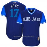 Camiseta Beisbol Hombre Toronto Blue Jays 2017 Little League World Series Ryan Goins Azul