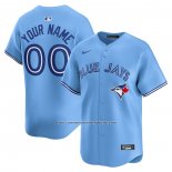 Camiseta Beisbol Hombre Toronto Blue Jays Personalizada Alterno Limited Azul