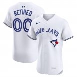 Camiseta Beisbol Hombre Toronto Blue Jays Retired Roster Elite Primera Blanco