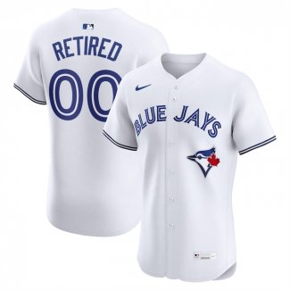 Camiseta Beisbol Hombre Toronto Blue Jays Retired Roster Elite Primera Blanco
