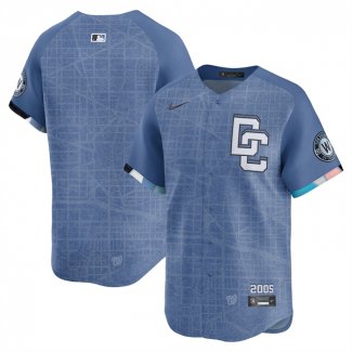 Camiseta Beisbol Hombre Washington Nationals 2025 City Connect Limited Azul