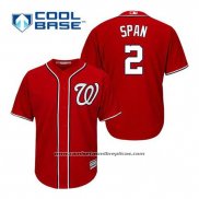 Camiseta Beisbol Hombre Washington Nationals Denard Span 2 Rojo Alterno Cool Base
