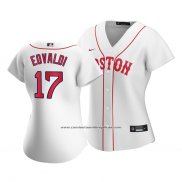 Camiseta Beisbol Mujer Boston Red Sox Nathan Eovaldi 2021 Replica Blanco