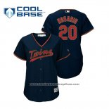 Camiseta Beisbol Mujer Minnesota Twins Eddie Rosario Cool Base Alterno Azul