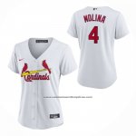 Camiseta Beisbol Mujer St. Louis Cardinals Yadier Molina Primera Replica Blanco