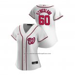 Camiseta Beisbol Mujer Washington Nationals Hunter Strickland 2020 Replica Primera Blanco
