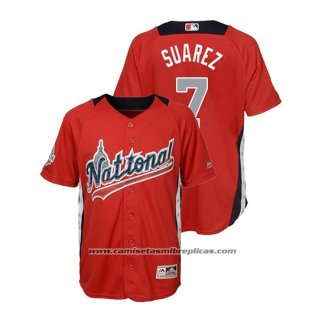 Camiseta Beisbol Nino All Star Eugenio Suarez 2018 Home Run Derby National League Rojo