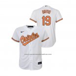 Camiseta Beisbol Nino Baltimore Orioles Chris Davis Replica Primera Blanco