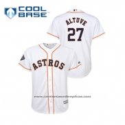 Camiseta Beisbol Nino Houston Astros Jose Altuve 2019 World Series Bound Cool Base Blanco