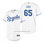 Camiseta Beisbol Nino Kansas City Royals Jakob Junis Replica Primera Blanco