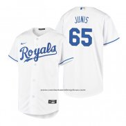 Camiseta Beisbol Nino Kansas City Royals Jakob Junis Replica Primera Blanco