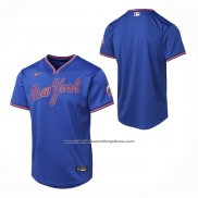 Camiseta Beisbol Nino New York Mets Limited Azul