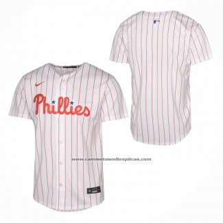 Camiseta Beisbol Nino Philadelphia Phillies Primera Limited Blanco