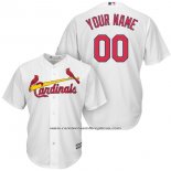 Camiseta Beisbol Nino St. Louis Cardinals Personalizada Blanco