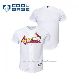 Camiseta Beisbol Nino St. Louis Cardinals Personalizada Blanco