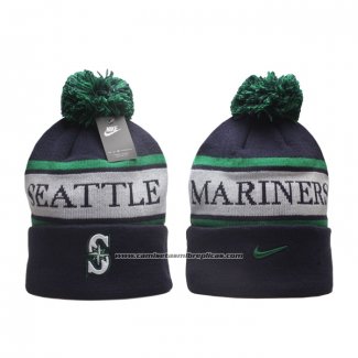 Gorro Beanie Seattle Mariners Nike Stripe Peak Azul