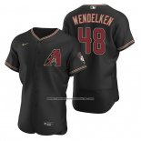 Camiseta Beisbol Hombre Arizona Diamondbacks J.b. Wendelken Autentico Alterno Negro