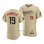 Camiseta Beisbol Hombre Arizona Diamondbacks Josh Vanmeter 2021 City Connect Autentico Oro